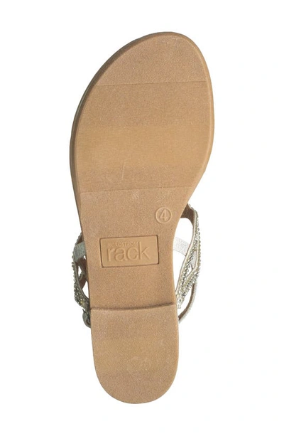 Shop Nordstrom Rack Kids' Kenzie Sandal In Silver