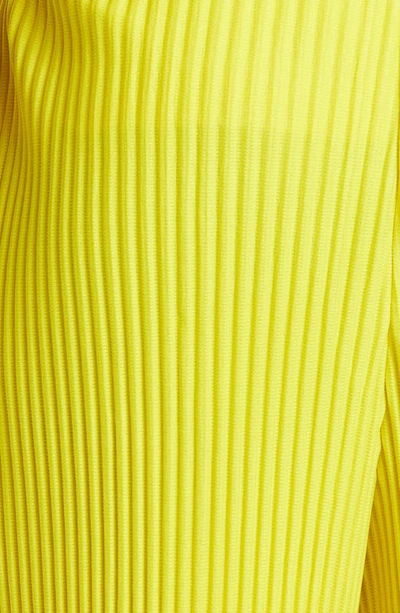 Shop Issey Miyake March Pleated Pants In 51-acacia Yellow
