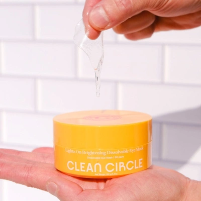 Clean Circle Lights On Brightening Dissolvable Eye Mask