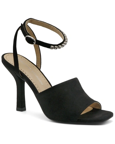 Shop Adrienne Vittadini Ginnie Sandal In Black