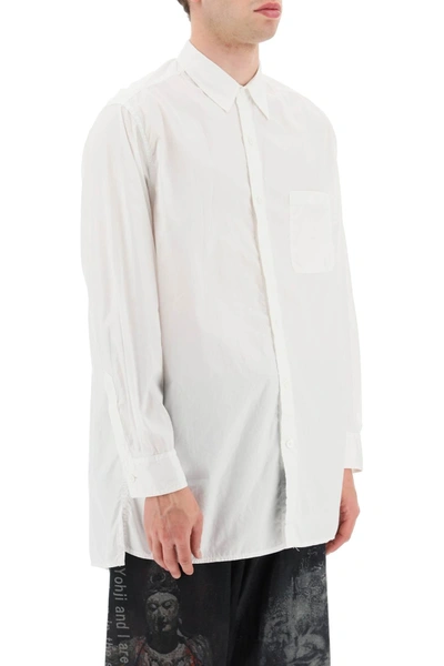 Shop Yohji Yamamoto Classic Cotton Shirt With Pocket