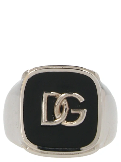 Shop Dolce & Gabbana Logo Ring