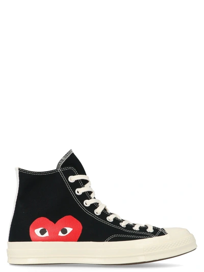 Shop Comme Des Garçons Play Play Sneakers Black