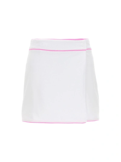 Shop Chiara Ferragni Brand Tennis Skirts White