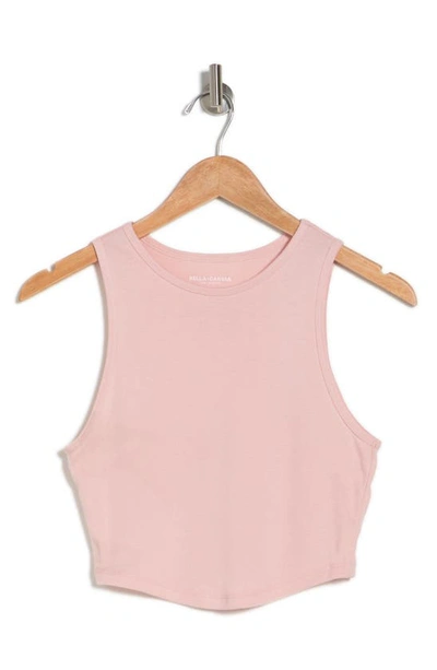 Shop Bella+canvas The Fitted Tank In Solid Putty Blend