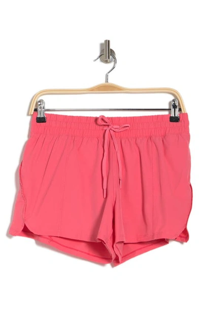 Shop 90 Degree By Reflex Drawstring Running Shorts In Sun Kissed Coral