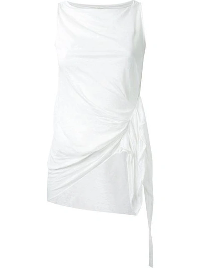 Shop Forme D'expression 'pleated' Tank Top In White