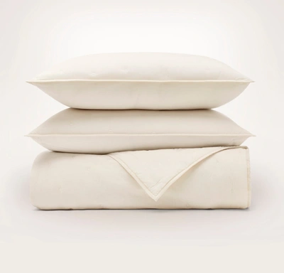 Shop Boll & Branch Organic Quilt Set In Natural Airy Voile