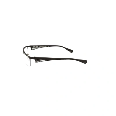 Shop Alain Mikli Men's Black Metal Glasses