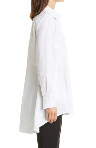 Shop Donna Karan High/low Tunic In White