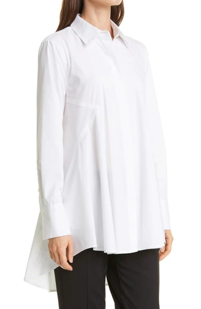Shop Donna Karan High/low Tunic In White