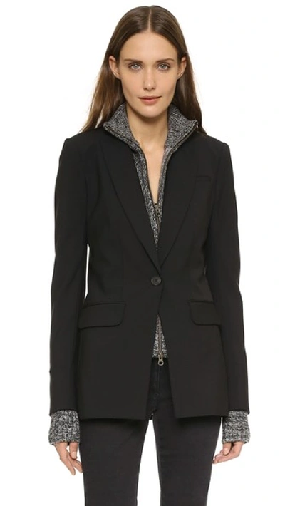 Veronica beard long top and lean dickey jacket