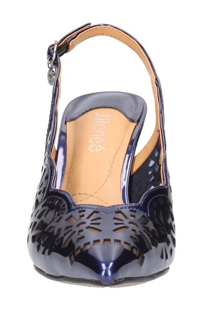 J. Reneé Valerian Slingback Pump In Navy