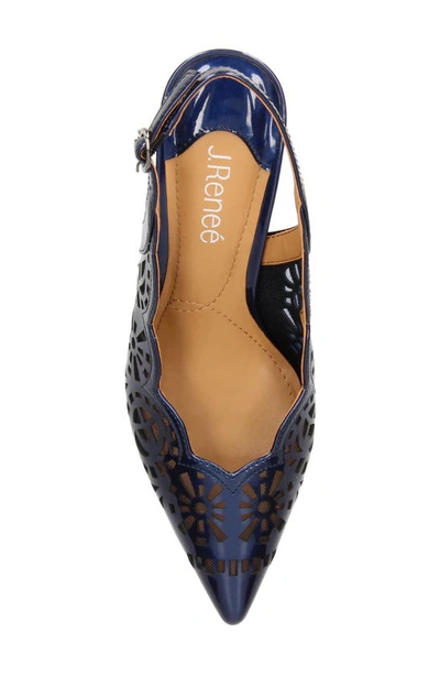J. Reneé Valerian Slingback Pump In Navy