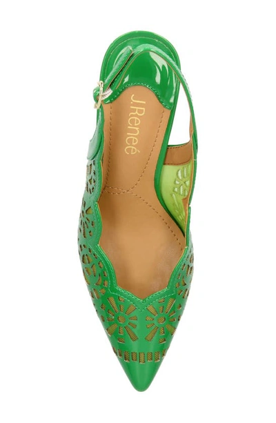 J. Reneé Valerian Slingback Pump In Green