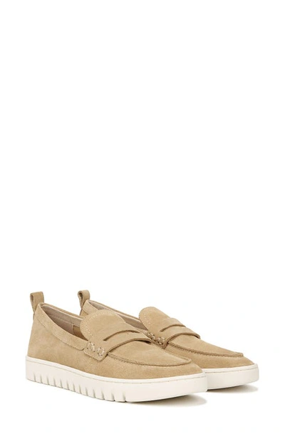 Vionic Uptown I6609l1200 Loafer Women 7 Beige Suede Moc Toe Casual Shoes Rhs4028 In Brown
