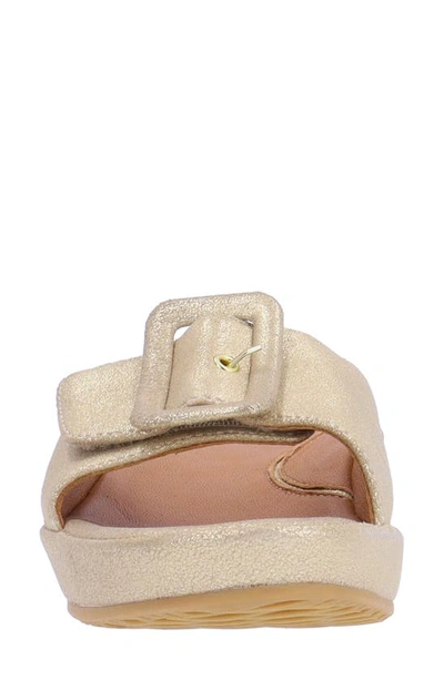 L'amour Des Pieds Callye Sandal In Gold