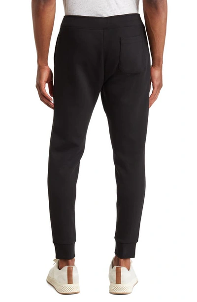 Shop Polo Ralph Lauren Double Knit Joggers In Polo Black