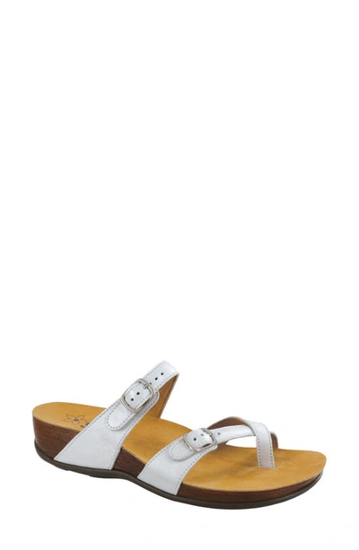 Shop Sas Shelly Sandal In Pearl White