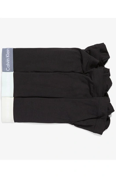 Shop Calvin Klein 3-pack Stretch Cotton Boxer Briefs In Black Assorted