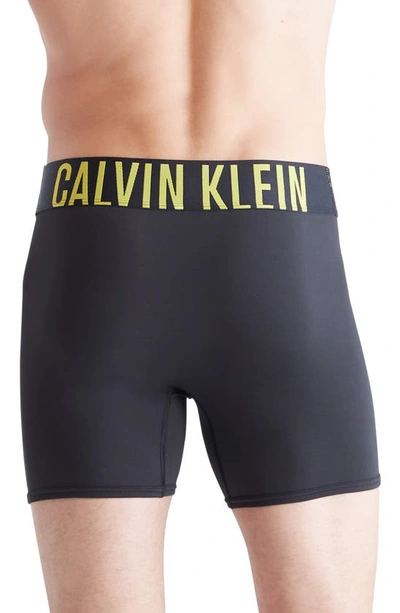 Shop Calvin Klein 3-pack Boxer Briefs In Black/ Multi Band