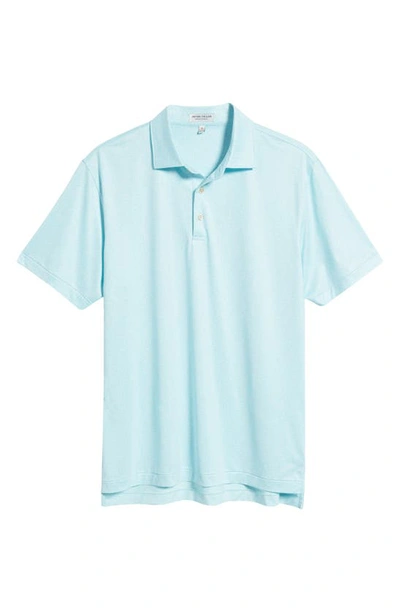 Shop Peter Millar Dazed And Transfused Performance Jersey Polo In Celeste