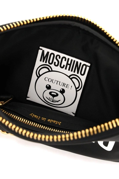 Shop Moschino 'teddy Mirror' Mini Bag With Chain