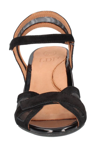 L'amour Des Pieds Mahiya Block Heel Sandal In Black
