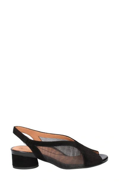 L'amour Des Pieds Estefana Slingback Sandal In Black