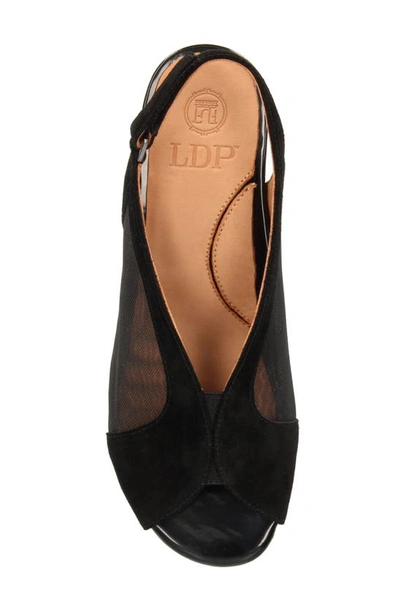 L'amour Des Pieds Estefana Slingback Sandal In Black