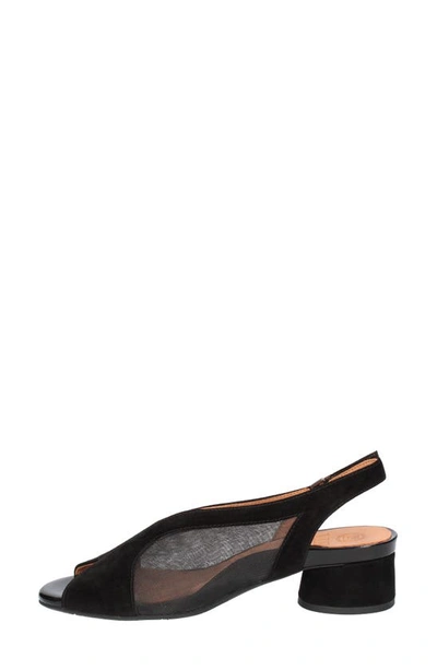 L'amour Des Pieds Estefana Slingback Sandal In Black