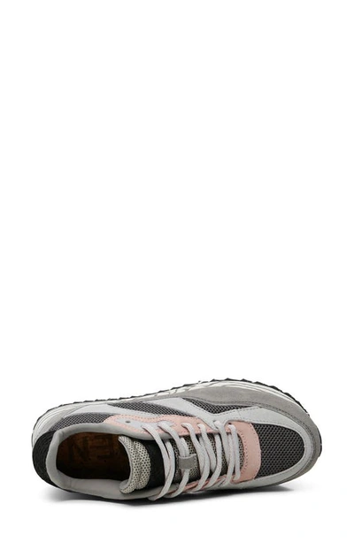 Shop Woden Sophie Marble Sneaker In 051 Dark Grey