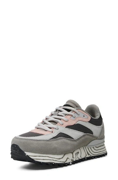 Shop Woden Sophie Marble Sneaker In 051 Dark Grey