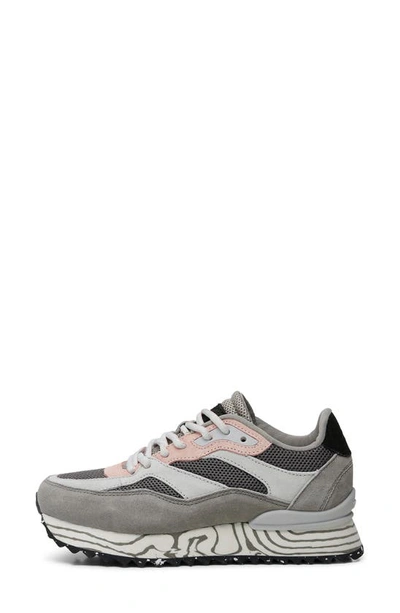 Woden Sophie Marble Sneaker In 051 Dark Grey