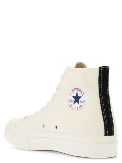 Shop Comme Des Garçons Play Play Sneakers White