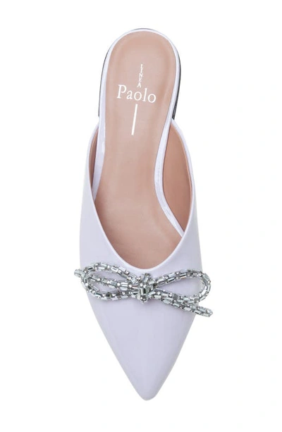 Shop Linea Paolo Astrid Pointed Toe Mule In Lavender Fog