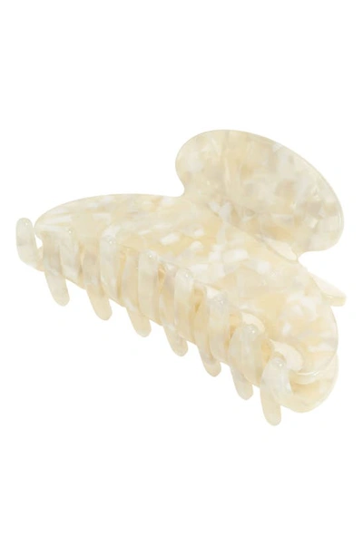 Shop France Luxe Couture Jaw Clip In Pavlova White