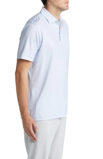 PETER MILLAR Hardtop Haven Performance Jersey Polo in White with  Embroidered Logo