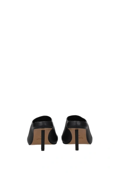 Shop Jacquemus Sandals Leather Black