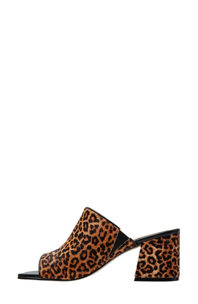 Shop Lisa Vicky Ideal Genuine Calf Hair Open Toe Mule In Leopard Haircalf