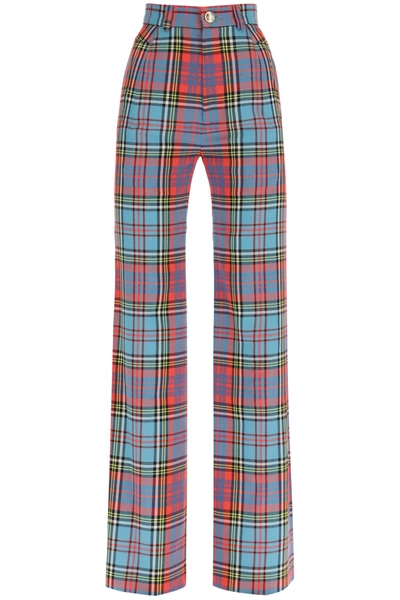 Shop Vivienne Westwood Tartan Wool Pants