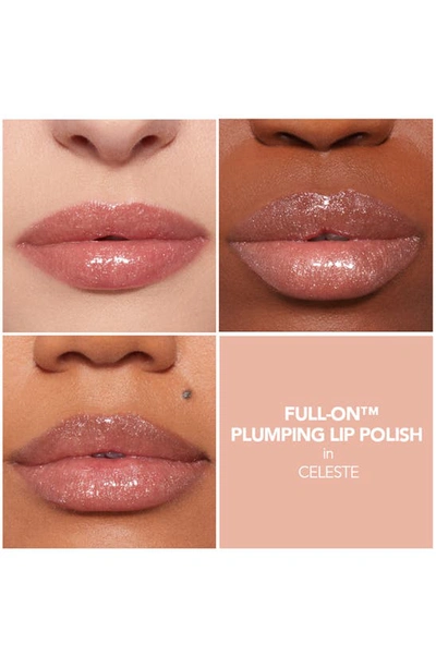 Shop Buxom Dolly's Glam Getaway Full-on™ Plumping Lip Polish, 0.15 oz In Celeste