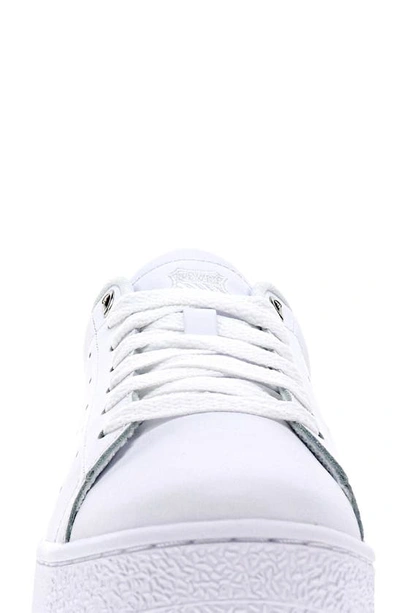 Shop K-swiss Classic Pf Platform Sneaker In White/ White