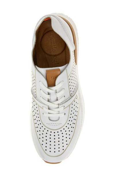 Shop Gentle Souls By Kenneth Cole Laurence Jogger Sneaker In Stark White
