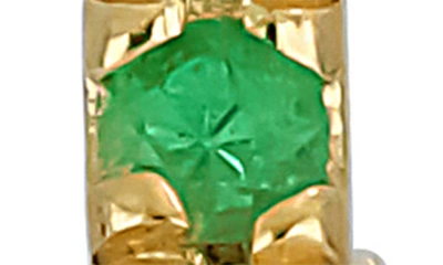 Bony Levy 18k Yellow Gold Hoop Earrings In 18k Yellow Gold - Emerald