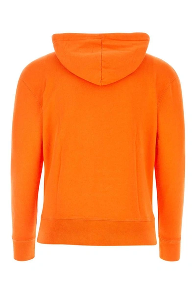 Shop Maison Kitsuné Maison Kitsune Sweatshirts In Orange