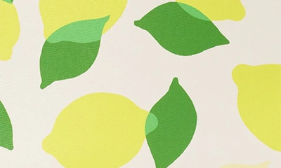 Kate Spade All Day Lemon Toss Print Tote In Parchment Multi
