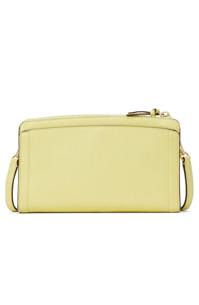 Shop Kate Spade Knott Small Leather Crossbody Bag In Suns Out