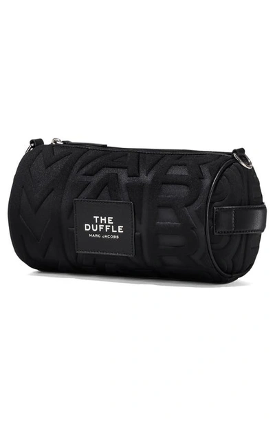 Shop Marc Jacobs The Monogram Neoprene Duffle Bag In Black