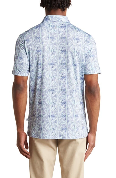 Shop 7 Diamonds Ceres Short Sleeve Stretch Button-up Shirt In Blue